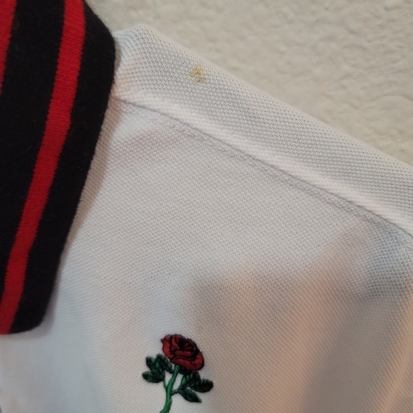 Focus Quality Wear Men's sz 2XL White Black Collar Polo Shirt 100% Cotton XXL - Picture 3 of 8